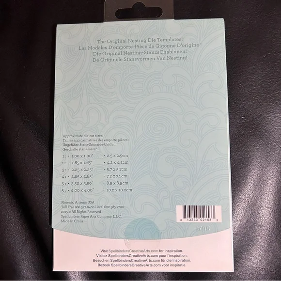 Spellbinders Nestabilities LABELS FIFTY 6 pcs - Picture 2 of 3